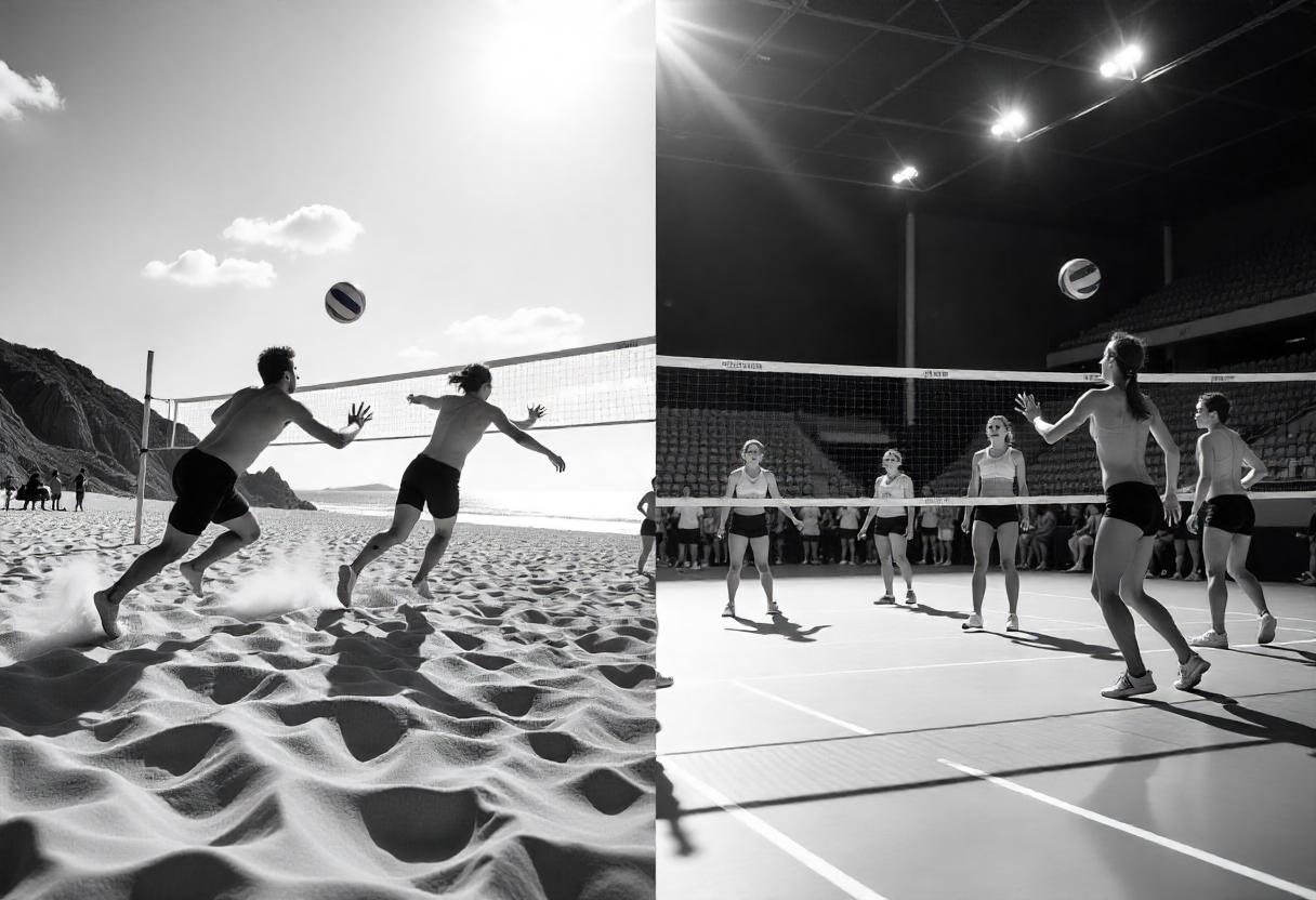Voli Pantai vs Voli Indoor Mana yang Lebih Menantang